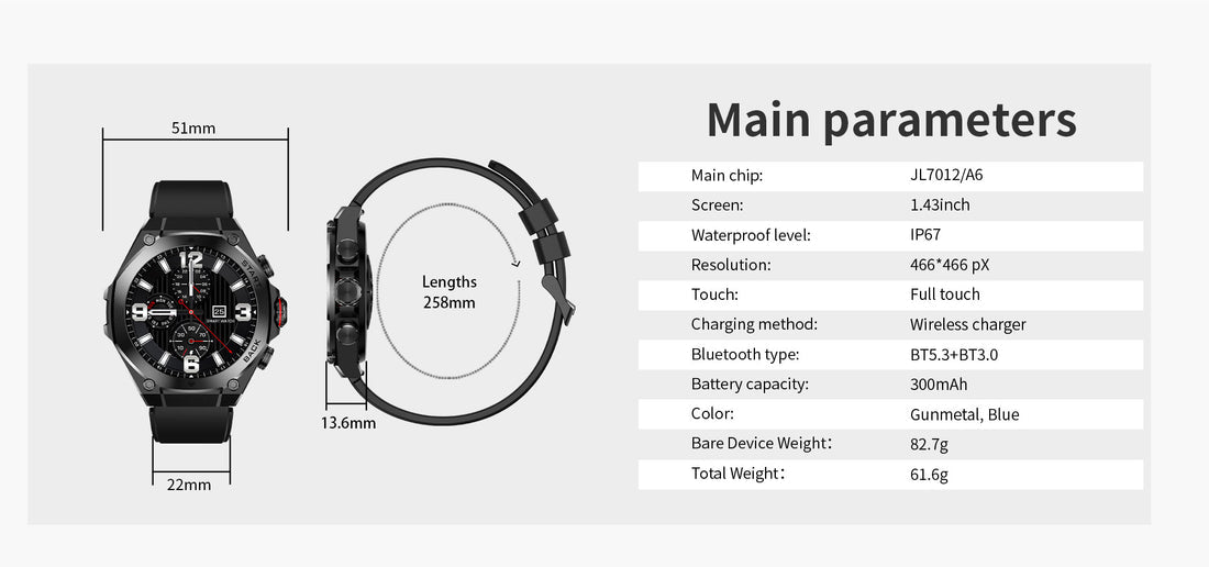 AURAFIT high quality Smart Watch AM18