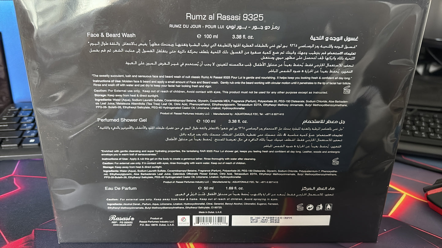 RASASI - RUMZ AL RASASI 9325 Gift Set for Women- 3 pcs