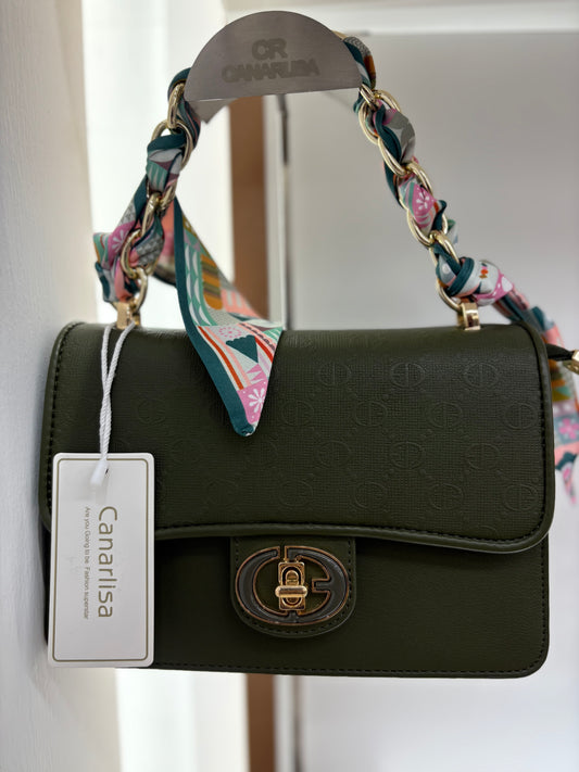 Canarlisa Luxury HandBag (Black, Green, Pink, Beige, Brown and Khaki Colors) ST132