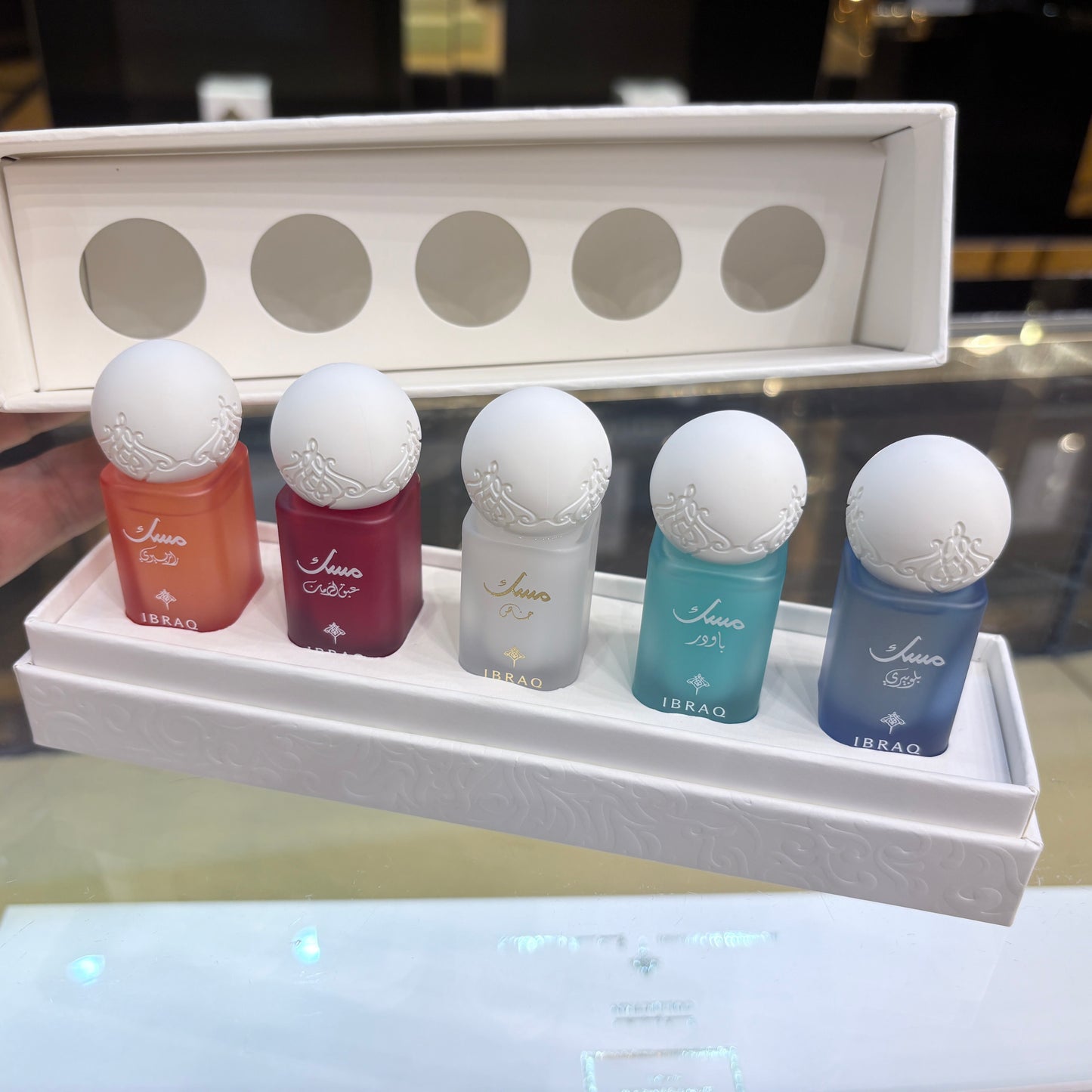 Ibrahim Alqurashi - Musk Oil Collection 6ML * 5 (Raspberry, Blueberry, Pomegranate, Powder and Special Musk)