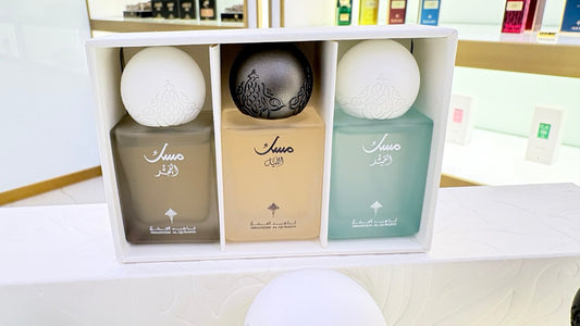 Ibrahim Alqurashi - Summer Musk Elite Main Perfumes (75 mL): · Musk Al-Lail · Musk Al-Qamar · Musk Al fajr Mini Musk Collection (10mL): · Musk Al-Lail · Musk Al-Qamar · Musk Al-Fajer Musk