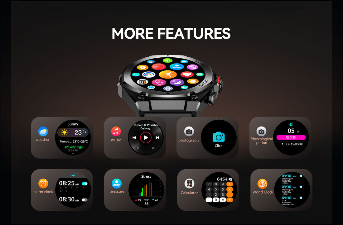 AURAFIT high quality Smart Watch AM18