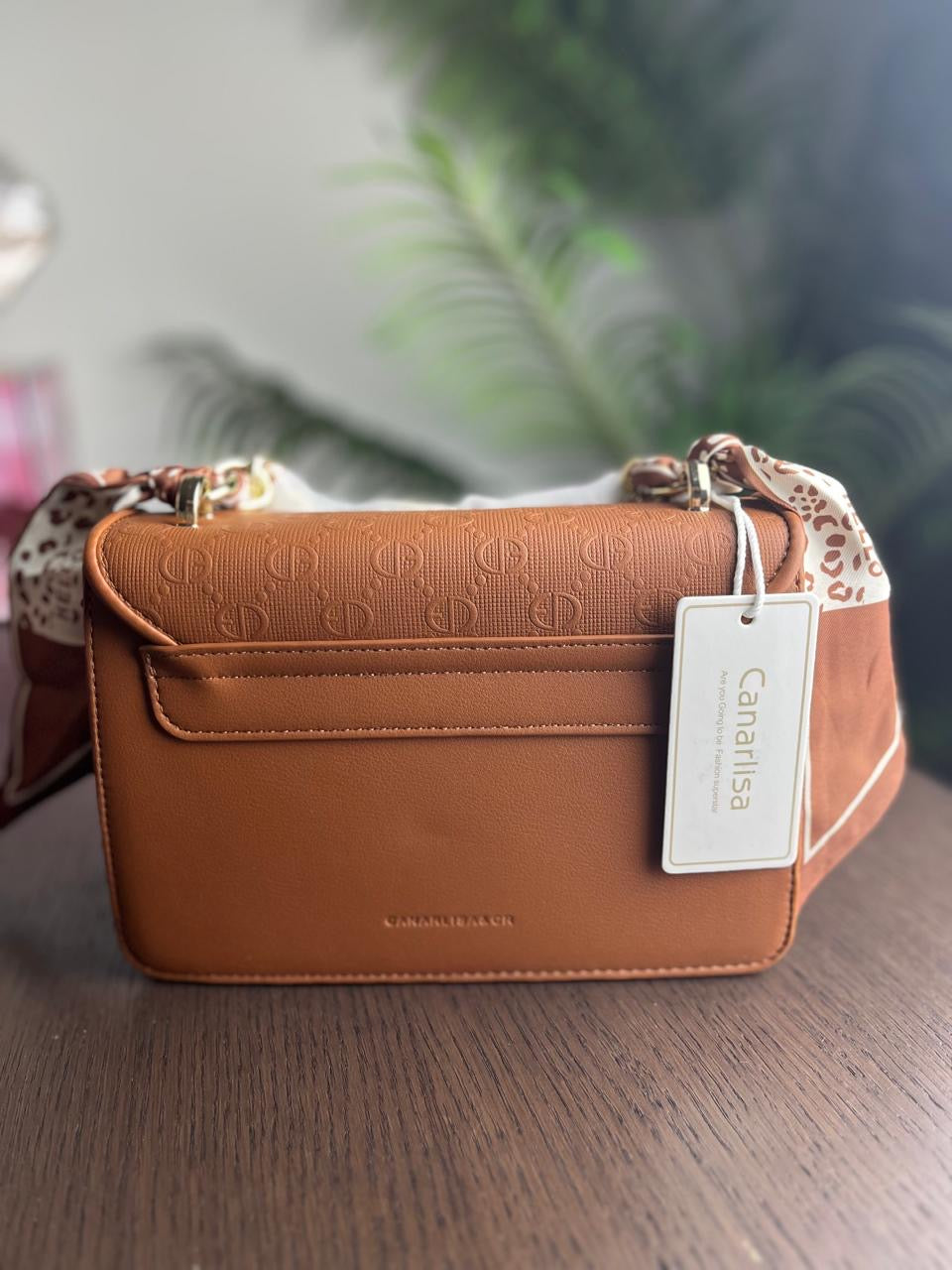 Canarlisa Luxury HandBag (Black, Green, Pink, Beige, Brown and Khaki Colors) ST132 + Shams Musk for free (Ibrahim Al Qurashi)