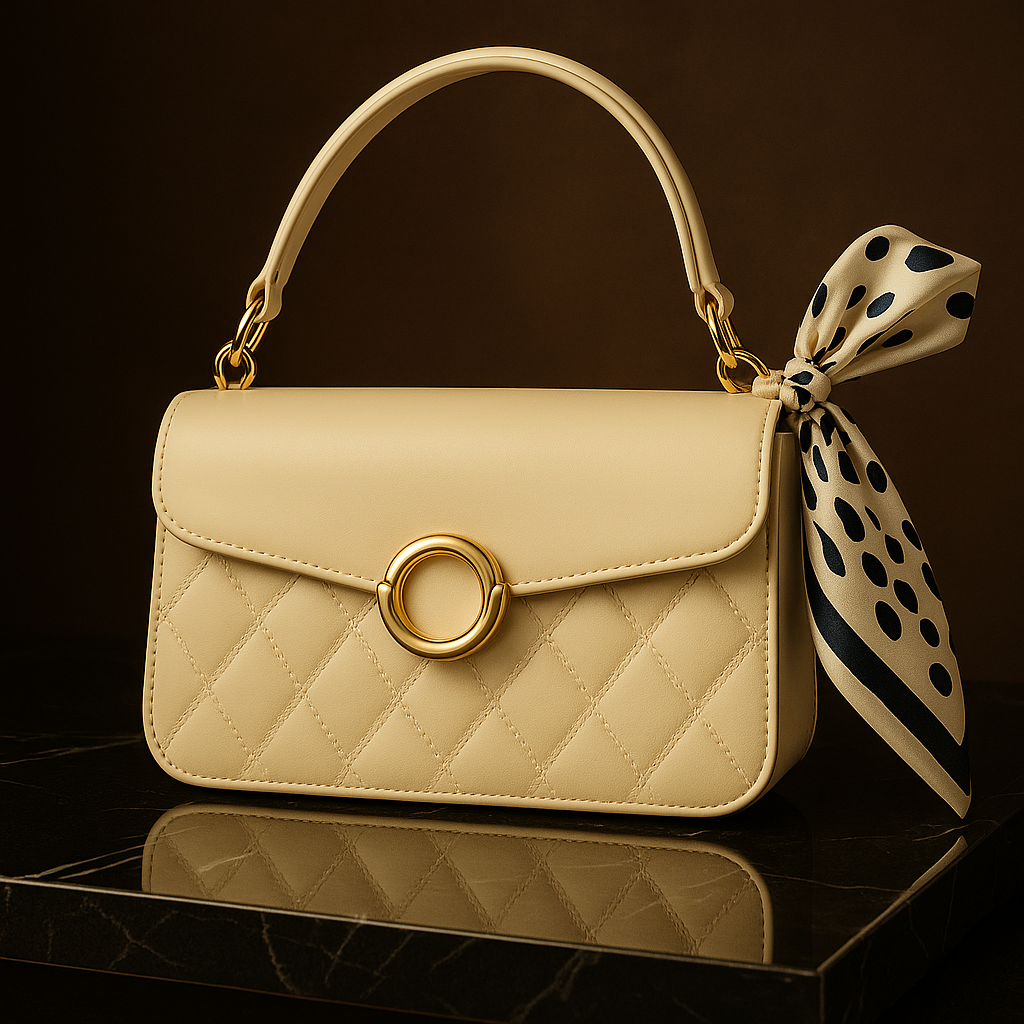 Christina & OLK Luxury Women Bags (Beige, Black, Pink, Brown and Khaki Colors) 8514 + Shams Musk for free (Ibrahim Al Qurashi)