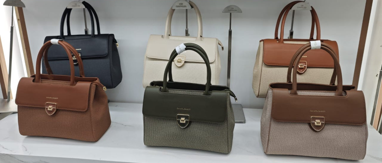 Carnalise & CR Luxury Bag (Black, Coffee, Beige and Brown Colors) 8316 + Shams Musk for free (Ibrahim Al Qurashi)