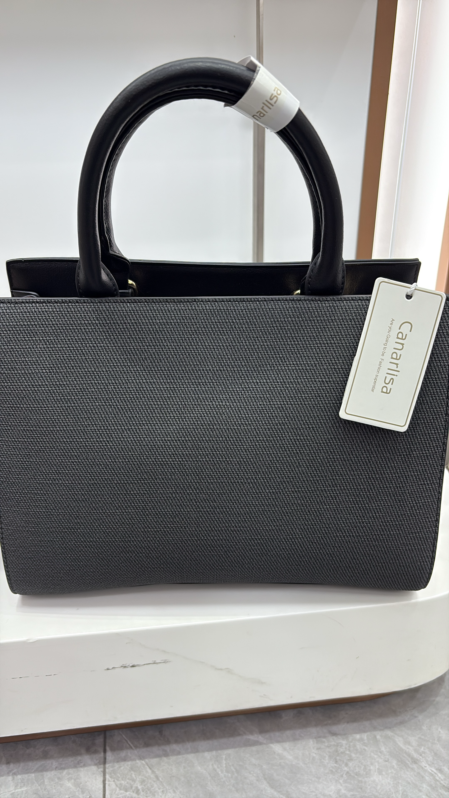 Cancrlisa & CR 8014 Luxury hand Bag (Black, Coffee, Gray, Dark Blue and Mud Colors) 7269 + Shams Musk for free (Ibrahim Al Qurashi)