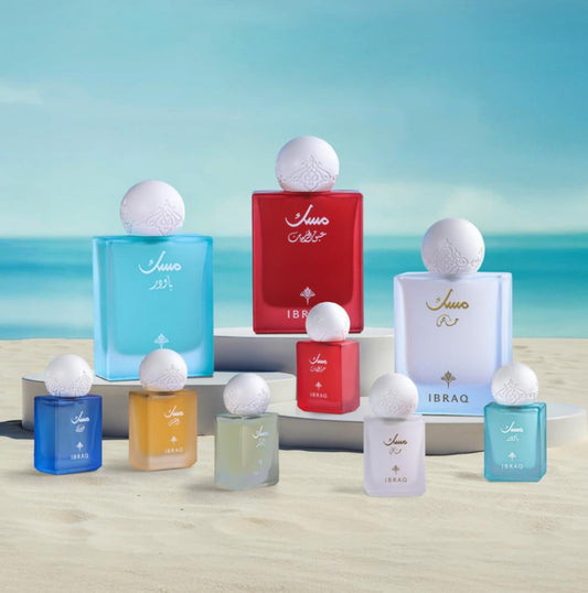 Musk Ibrahim Alqurashi - Summer Musk bundle Gift Package (3 75ML musk + 6 10ML musk) عطور ابراهيم القرشي