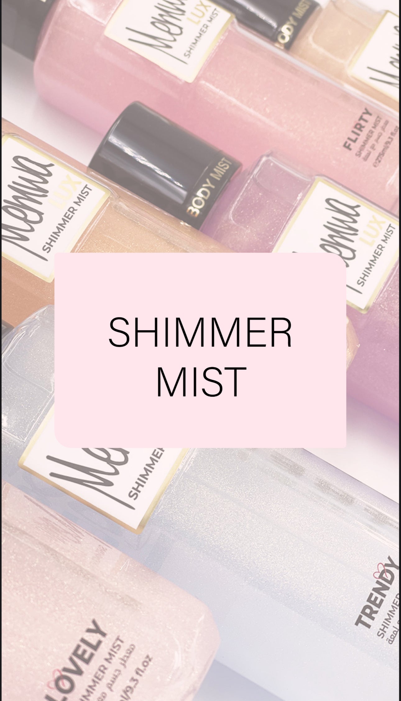 Memwa Lux Shimmer Mist Love & Seduce - Body Splash with Glitter