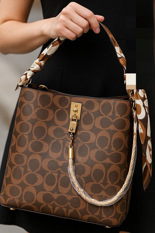 Canarlisa & CR Luxury hand Bag (White, Beige, Black and Brown colors) 2404