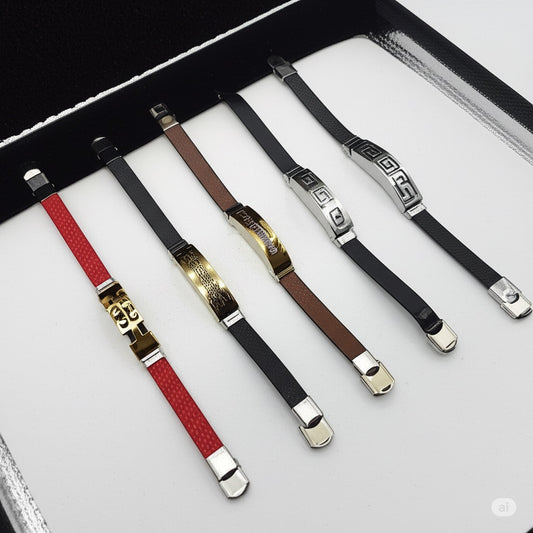 Fashion Stainless Steel Silicon Robber