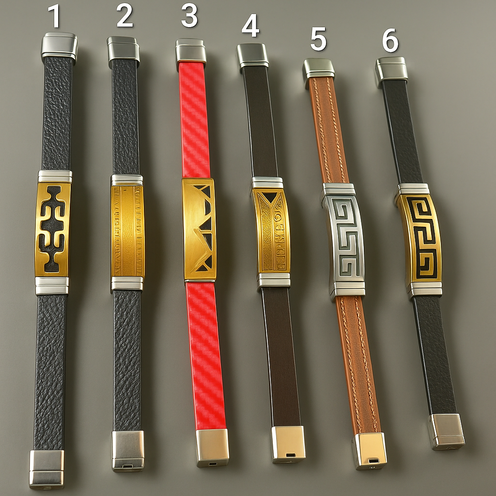 Fashion Stainless Steel Silicon Robber