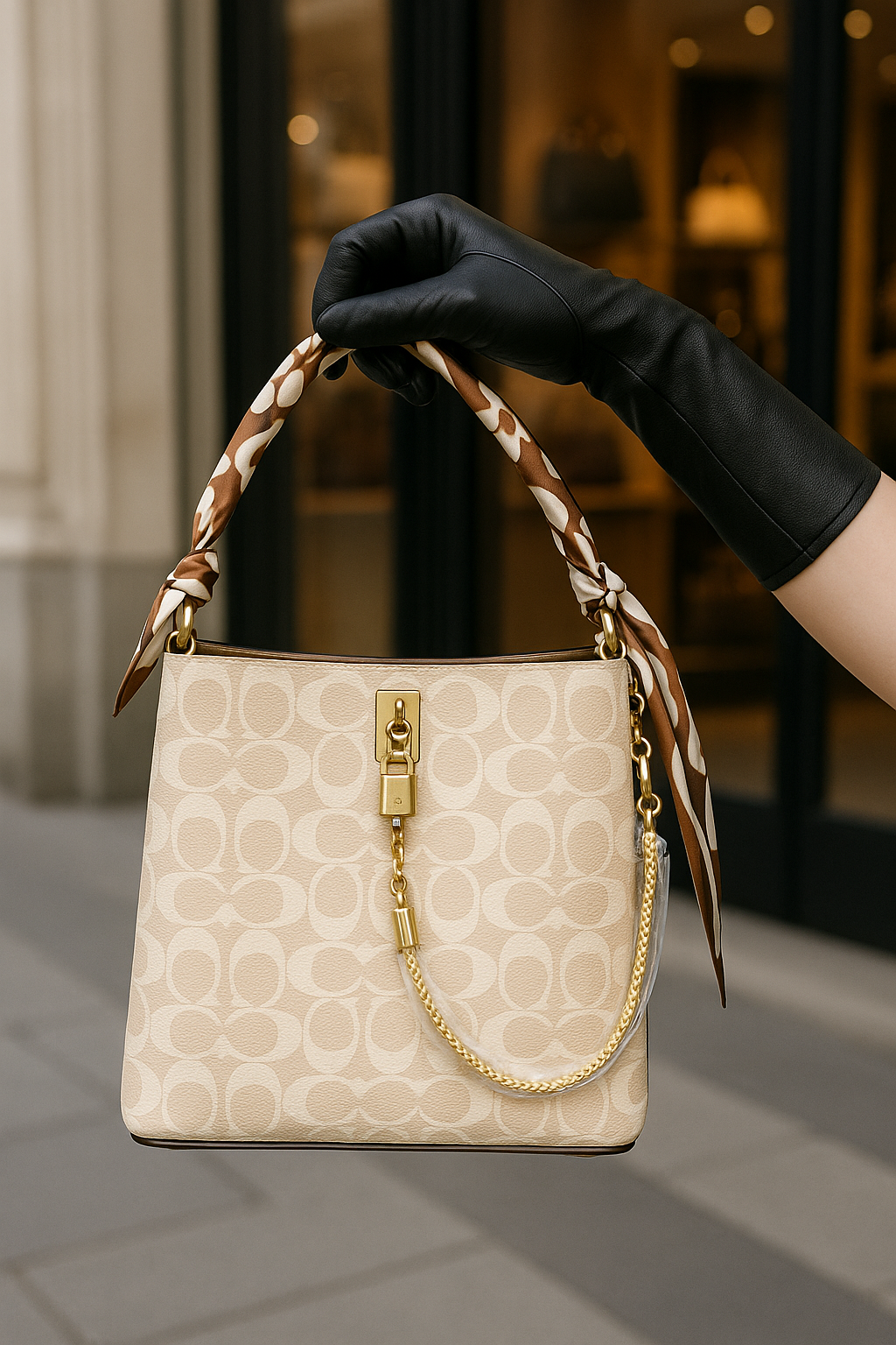 Canarlisa & CR Luxury hand Bag (White, Beige, Black and Brown colors) 2404