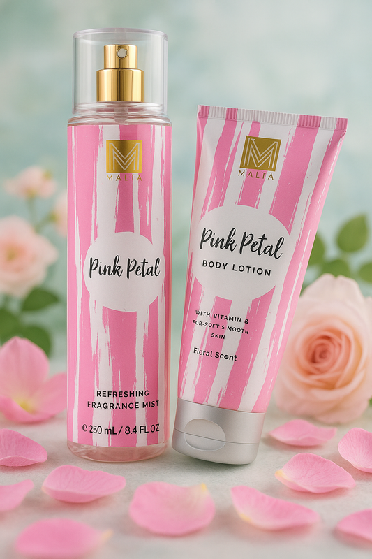 Melano Pharma - Pink Petal Body Lotion & Body Splash