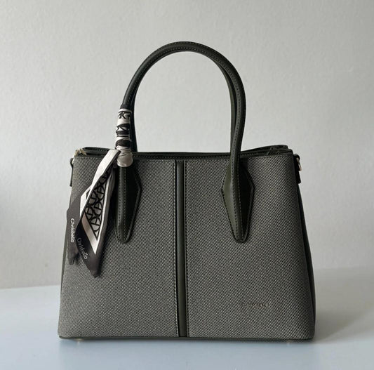 Canarilsa Hand bag & shoulder bag Elegant finishing (Black, Dark Blue, Beige and Beige Colors) 7178